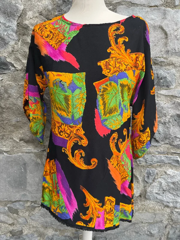 Baroque print top uk 8 Cozy Women's Winter