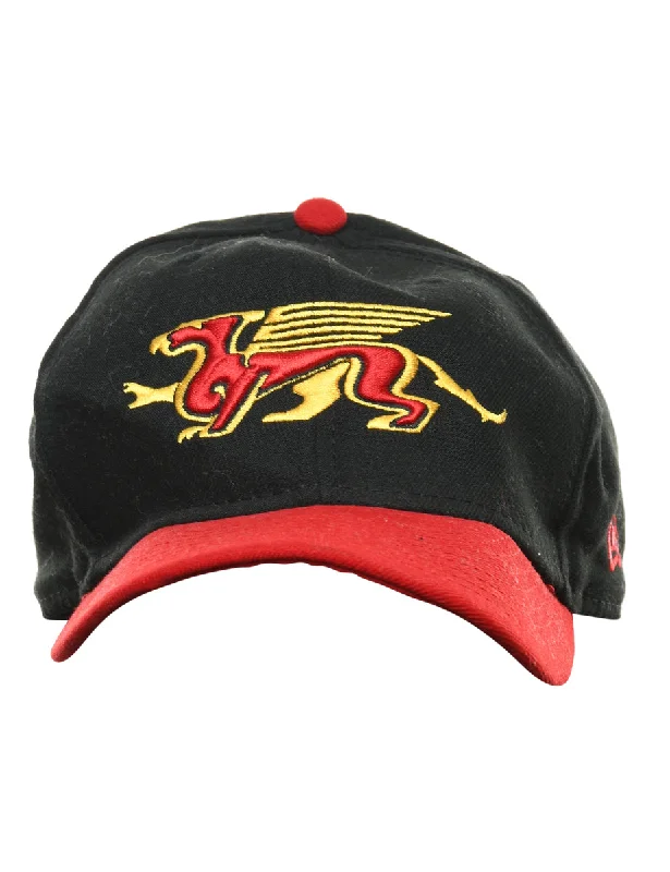 Black Embroidery Cap - XS Sporty Women's Athleisure 