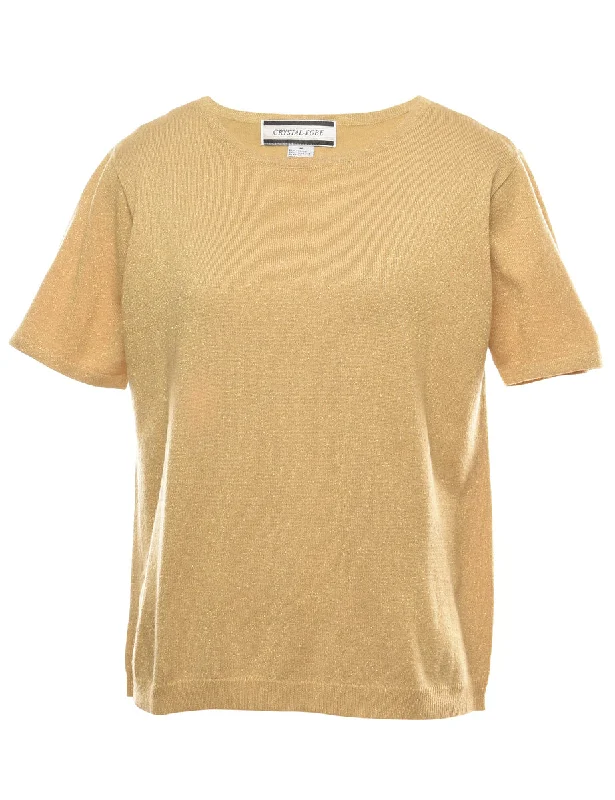 Lurex Thread Pattern Jumper - M Elegant Women's 